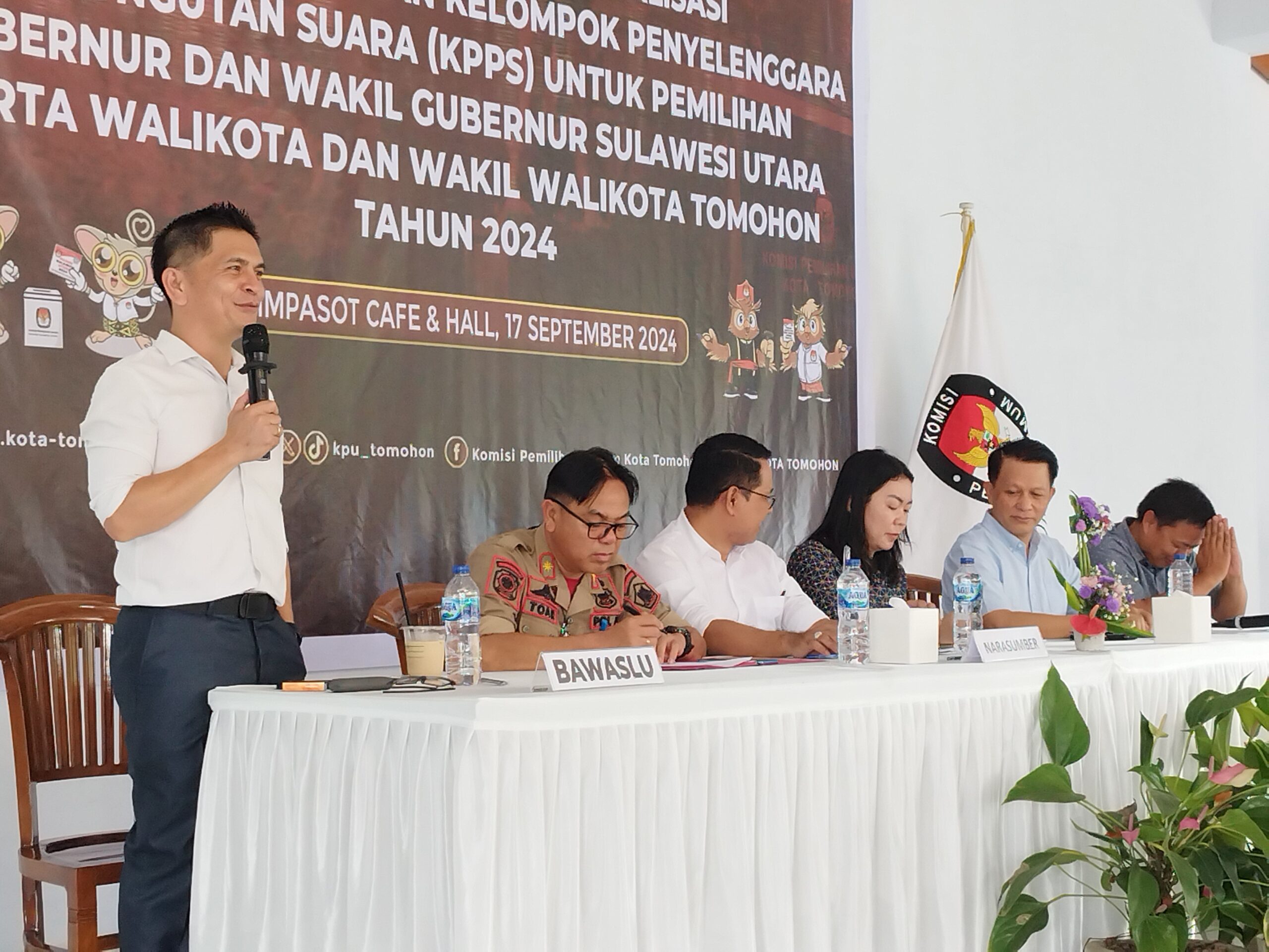 Rekrutmen KPPS Tomohon Bersaing dengan Rekrutmen PTPS dan Tim Sukses, Kowaas Ingatkan Cari yang Handal