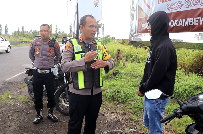  Kapolres Minahasa Sampaikan Tujuan Strong Point Merupakan Bagian Perhatian Polri