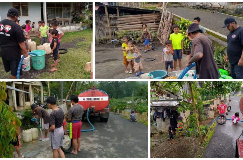  Warga Tinoor dan Pinaras Syukuri Kepedulian Caroll – Sendy atas Pelayanan Air Bersih