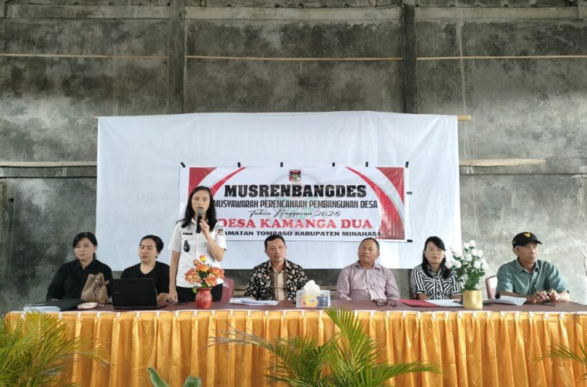  Musrenbangdes Desa Kamanga Dua Tahun Anggaran 2025 Bahas Kemajuan Desa