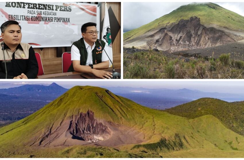  Lokon Status Siaga, Pendaki dan Petani Dilarang Beraktifitas, Waspada Uap Panas Beracun