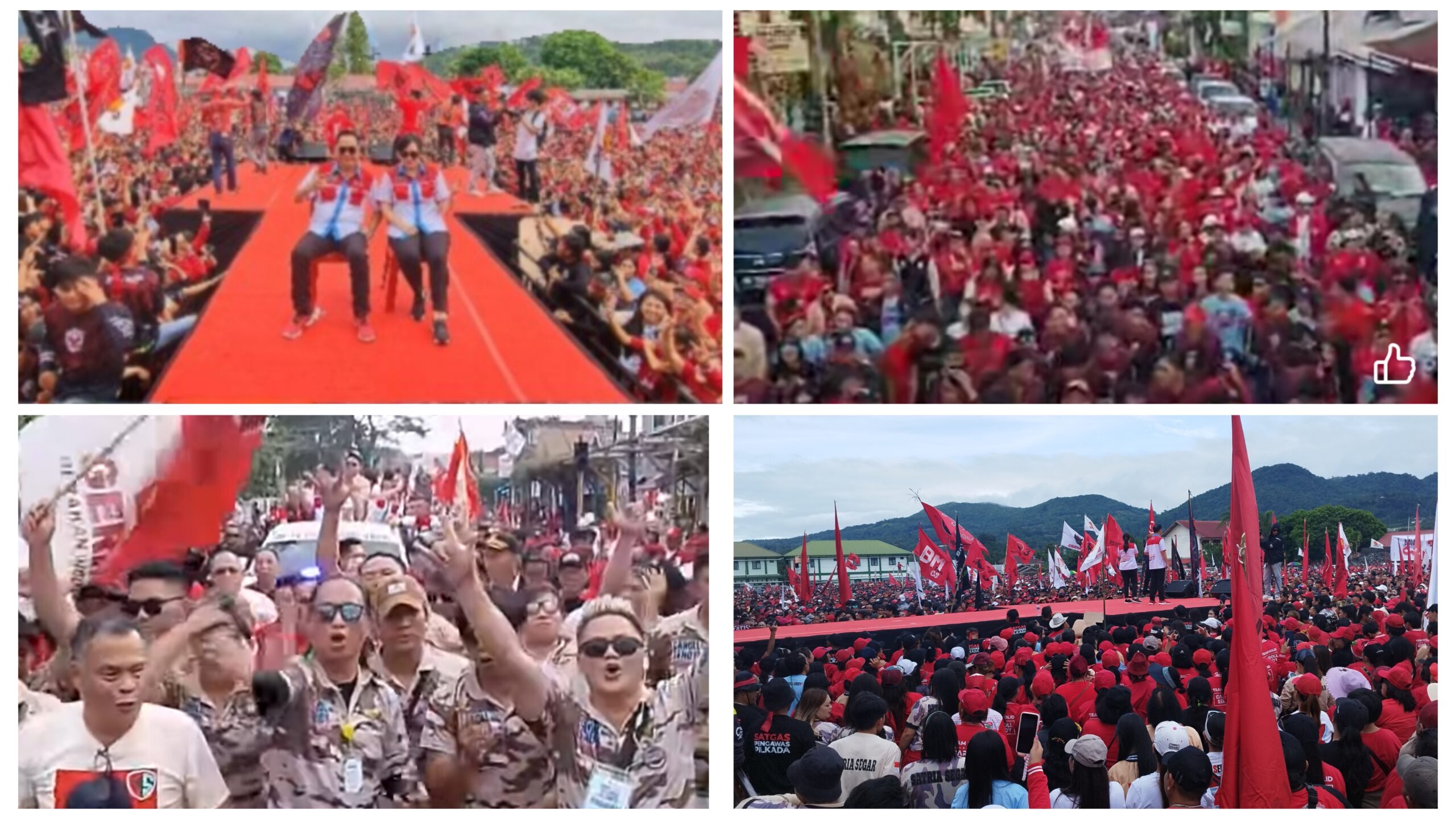 Tomohon Meledak ! Kampanye Akbar Dihadiri Puluhan Ribu Massa, Bukti Kecintaan Masyarakat ke CCSR