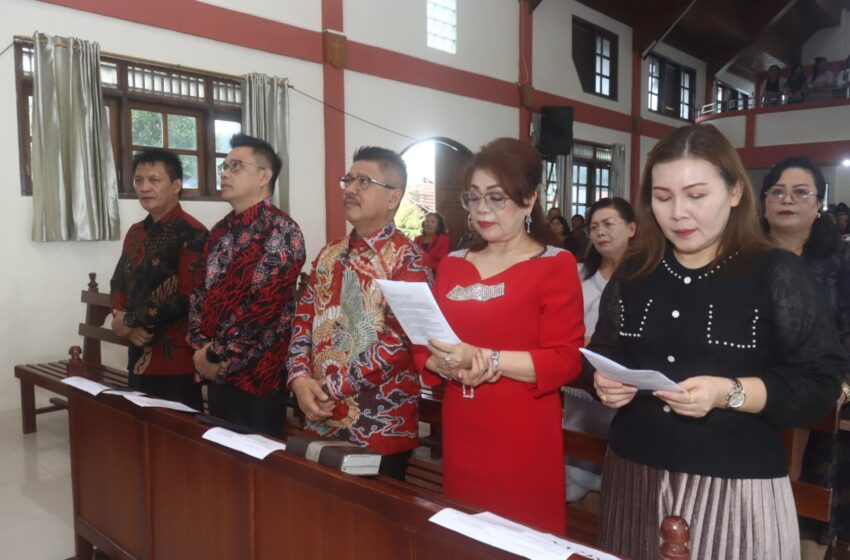  Syukur HUT ke 146 Jemaat GMIM Bukit Zaitun Kumelembuai di hadiri Pjs Walikota