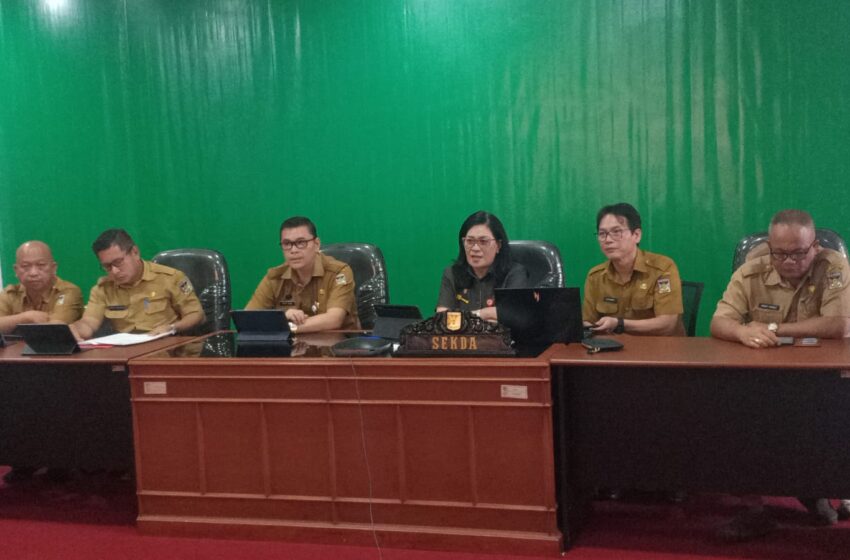  Sekda Lynda Watania Ikuti Rapat Desk Verifikasi Optimalisasi Indeks MCP 2024 yang Digelar KPK RI