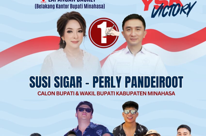  Pasangan Susi Sigar dan Perly Pandeiroth Siap Bertarung, Usung Aspirasi Prabowo-Gibran