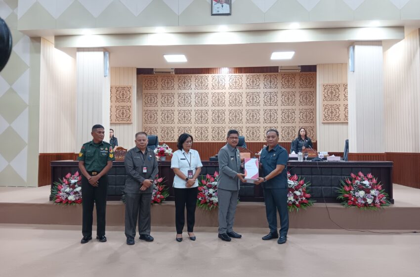  DPRD – Pemkot Tomohon Bahas Ranperda APBD 2025