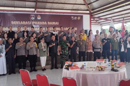 Deklarasi Damai, Bupati Tendean :Ciptakan Pilkada Damai dan Berkualitas