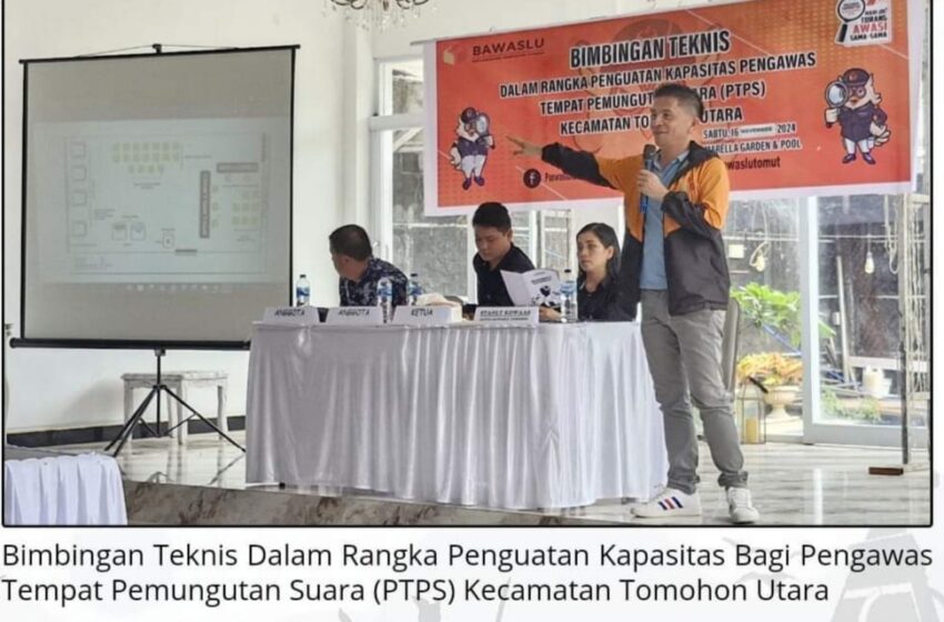  Pengawas TPS di Tomohon Dibekali Pengetahuan Awasi Proses Penghitungan Suara