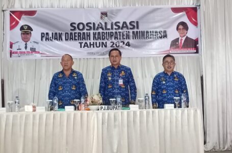 Buka Sosialisasi Pajak Daerah Tahun 2024, Bupati Tendean : Pajak Daerah Sebagai Pilar Utama Pembangunan