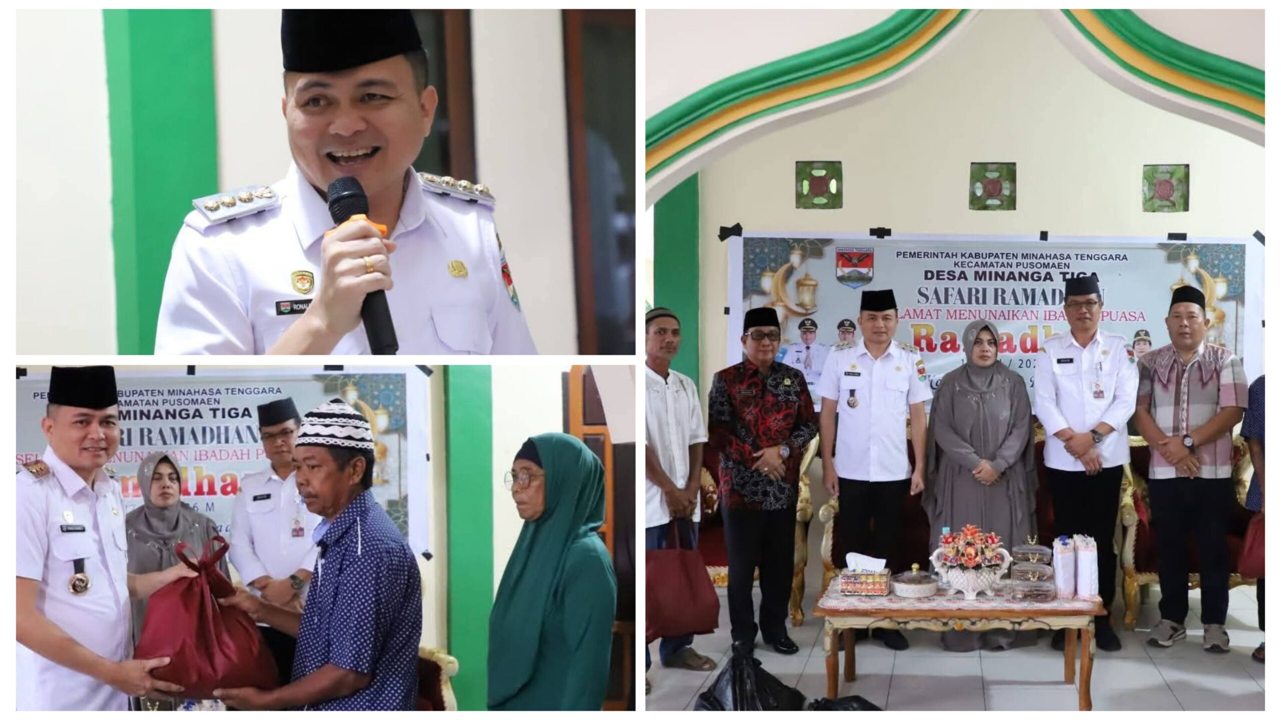 Safari Ramadhan di Kecamatan Posumaen, Bupati RK Ajak Warga Pererat Silaturahmi