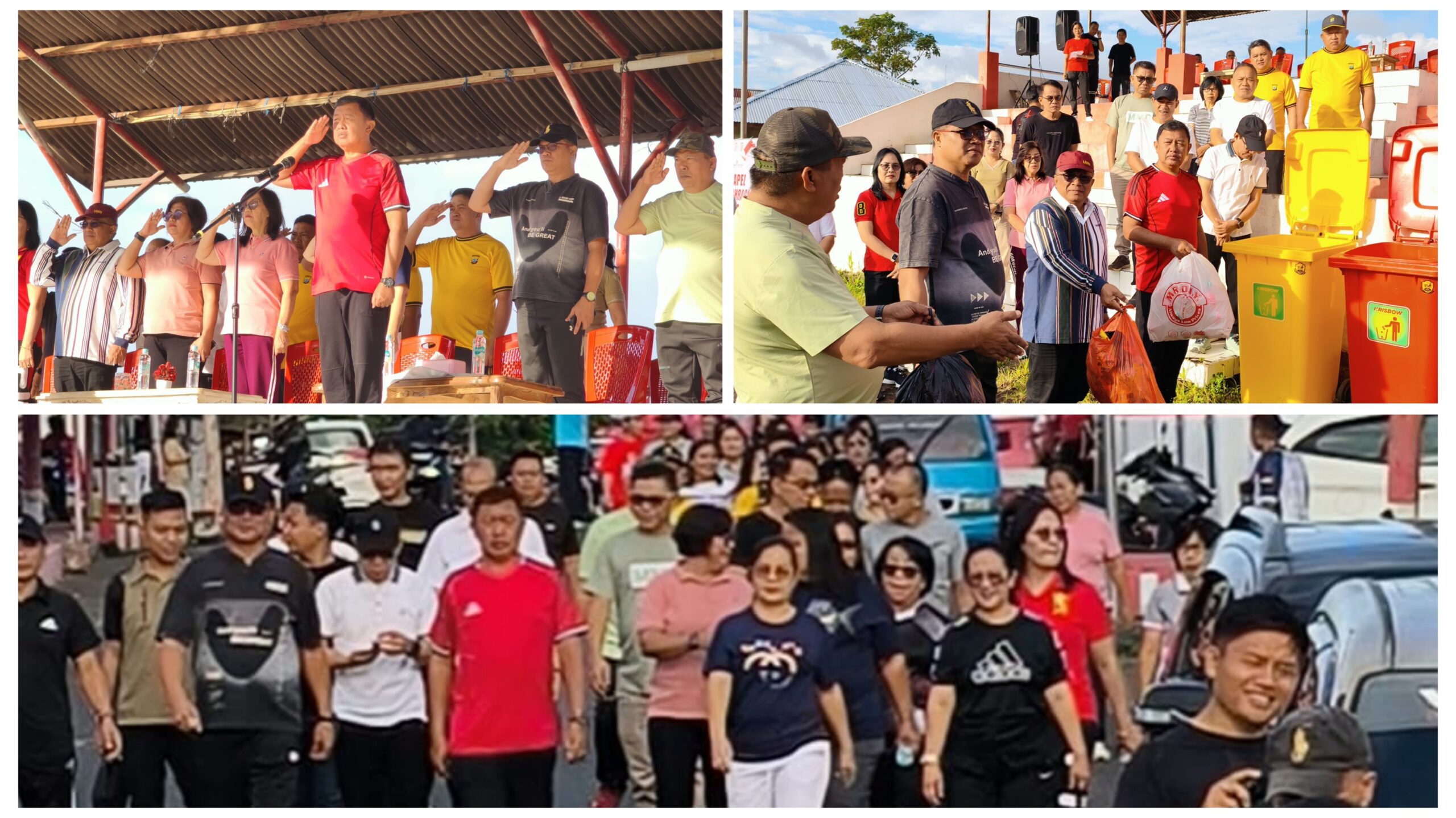 Peringati HPSN 2026, Wabup Fredy Tuda Pimpin Jalan Sehat Sukseskan Gerakan Indonesia ASRI