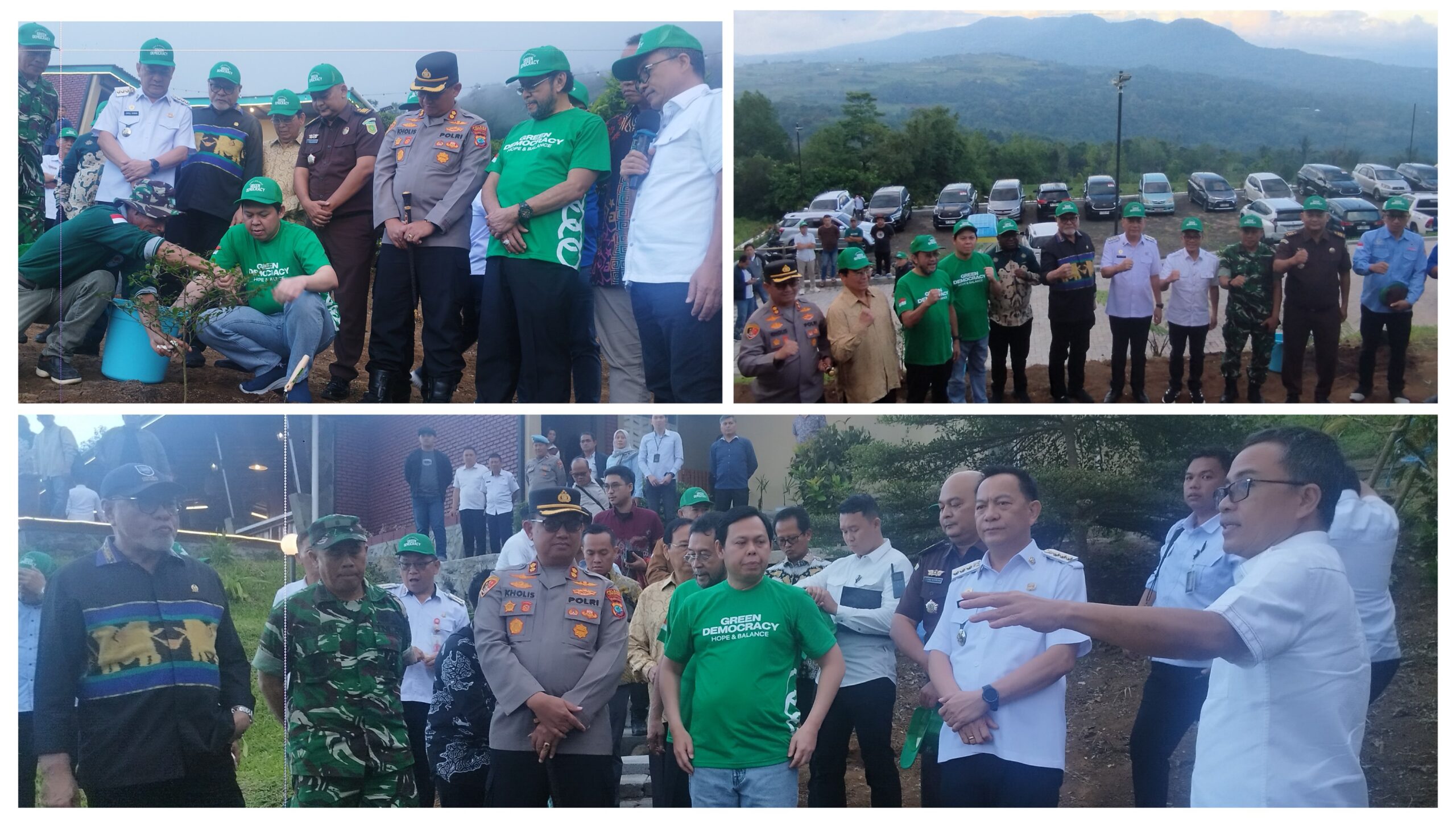 Senator Stefa Sukses ajak Pimpinan DPD RI Tanam Pohon di Tomohon, Wali Kota Caroll : Ini Patut Diapresiasi